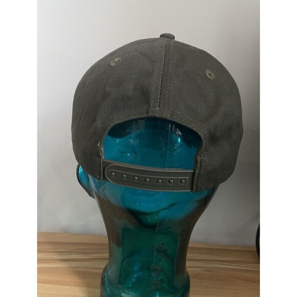 John Deere Hat Grey Strap Back Green Letters & Green / Yellow Logo See Pictures - Picture 2 of 7